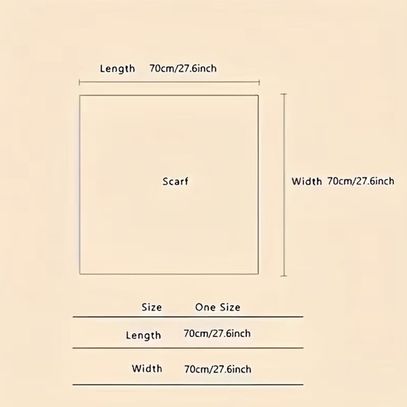 Elegant  Scarf - Picture 3 of 3